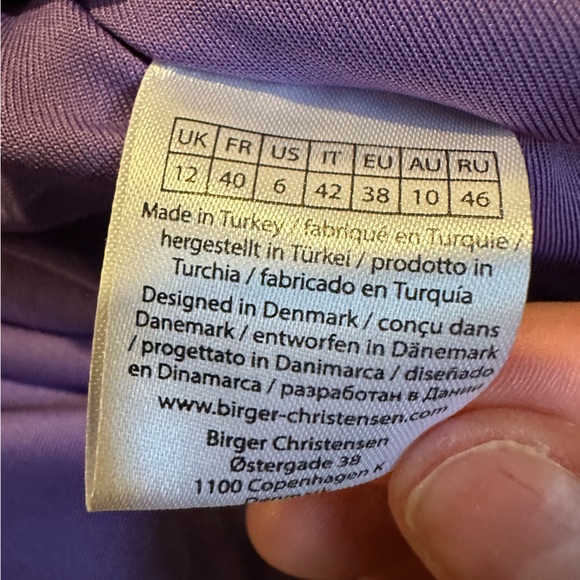 Rotate Birger Christensen Purple Sirin Midi Dress - Picture 12 of 13